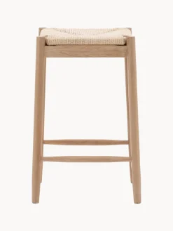 Taburetes Altos|Sillas></noscript> Taburete artesanal de madera de roble Eton