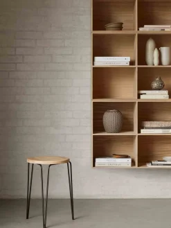 Pufs Y Otomanos|Pufs Y Otomanos>FDB Møbler Taburete artesanal de madera de fresno Skjern