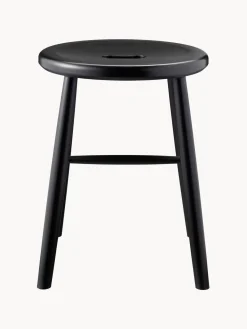 Online Taburete artesanal de madera de haya J27 Pufs Y Otomanos|Pufs Y Otomanos