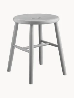 Pufs Y Otomanos|Pufs Y Otomanos>FDB Møbler Taburete artesanal de madera de haya J27 Gris claro