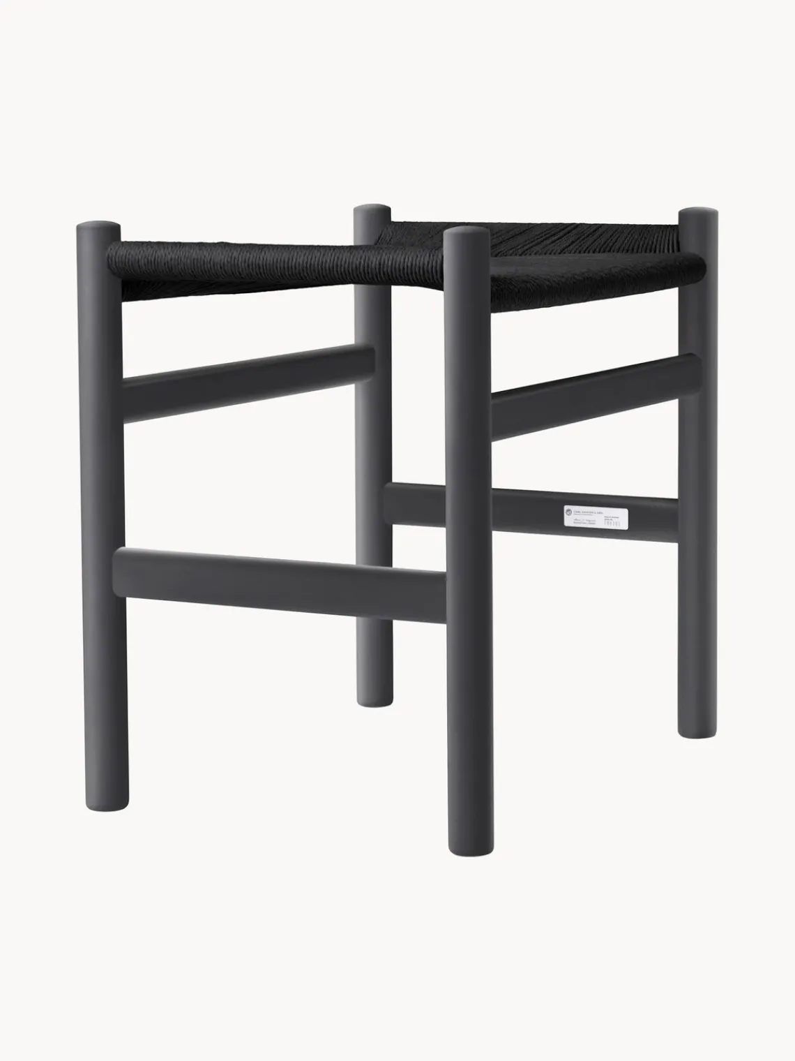 Online Taburete con asiento tejido a mano CH53 Pufs Y Otomanos|Pufs Y Otomanos