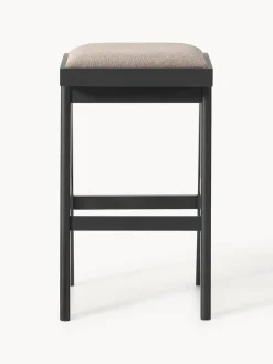 Taburetes Altos|Sillas></noscript>Westwing Collection Taburete de bar con acolchado Sissi Tejido greige, negro