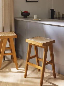 Discount Taburete de bar con tejido vienés Sissi Taburetes Altos|Sillas