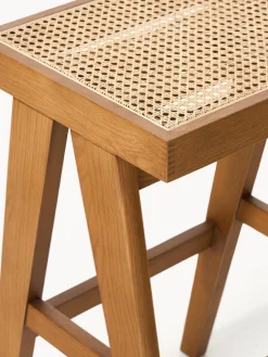 Discount Taburete de bar con tejido vienés Sissi Taburetes Altos|Sillas