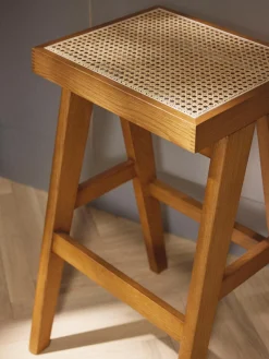 Discount Taburete de bar con tejido vienés Sissi Taburetes Altos|Sillas