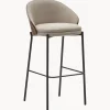 Taburetes Altos|Sillas> Taburete de bar de chenilla Eamy