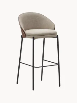 Taburetes Altos|Sillas> Taburete de bar de chenilla Eamy