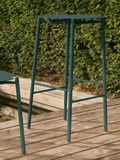 Sillas De Jardín|Sillas De Jardí­N>AYTM Taburete de bar de jardín de metal Novo Verde oscuro