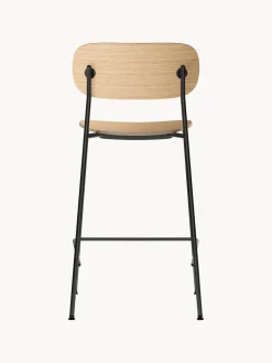 Taburete de bar de metal y madera Co Taburetes Altos|Sillas