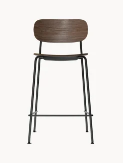 Taburetes Altos|Sillas></noscript>Audo Copenhagen Taburete de bar de metal y madera Co Madera de roble oscura, negro