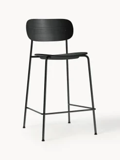 Taburetes Altos|Sillas>Audo Copenhagen Taburete de bar de metal y madera Co Negro