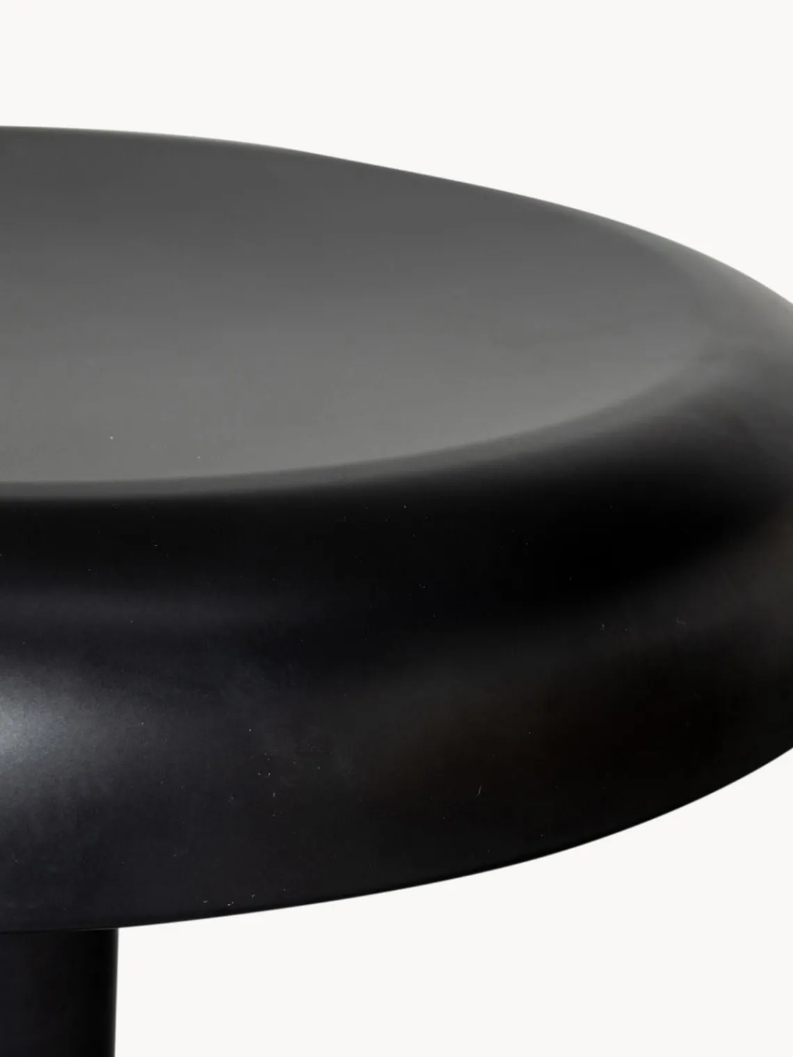 Taburetes Altos|Sillas> Taburete de bar de metal Isaac, regulable en altura Negro