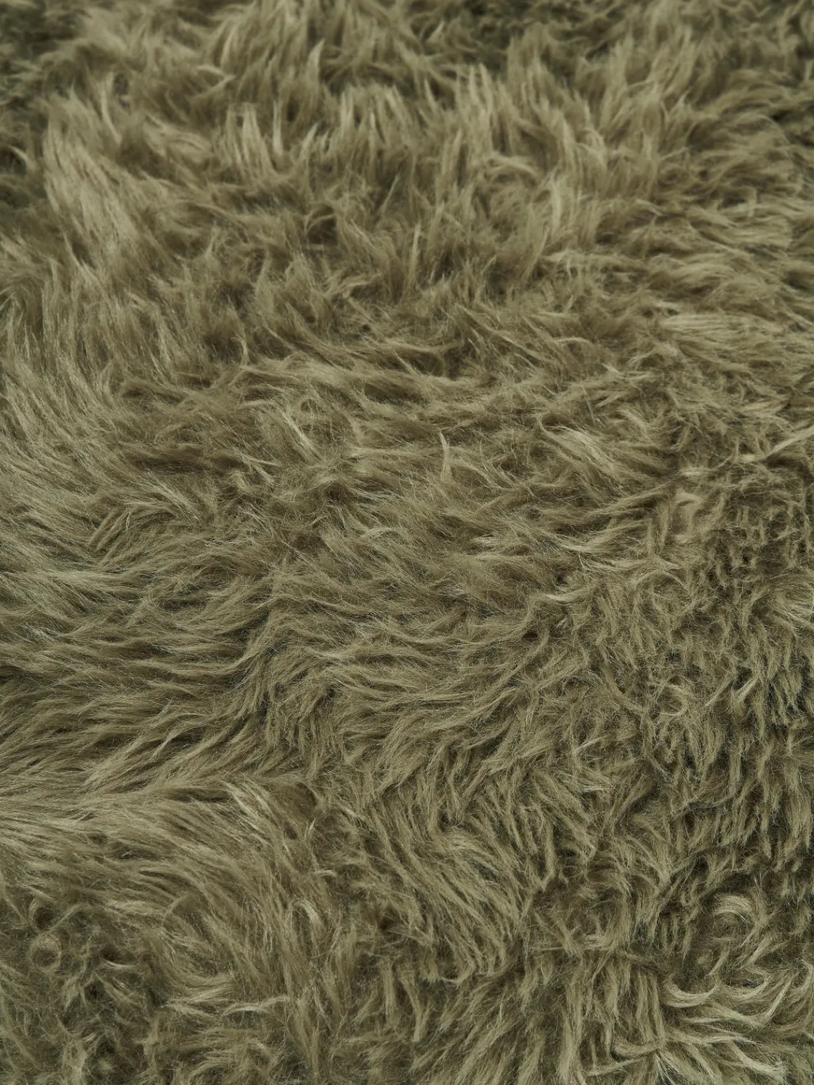 Pufs Y Otomanos|Pufs Y Otomanos>Westwing Collection Taburete de cuero sintético con patas de metal Luan Cuero sintético verde oliva, plateado