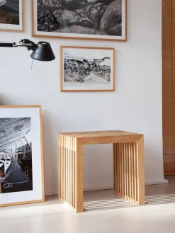 Pufs Y Otomanos|Pufs Y Otomanos>Cinas Taburete de madera de bambú Rib