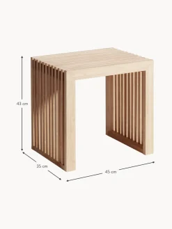 Pufs Y Otomanos|Pufs Y Otomanos></noscript>Cinas Taburete de madera de bambú Rib