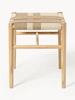 Pufs Y Otomanos|Pufs Y Otomanos></noscript>Westwing Collection Taburete de madera de fresno Mani Madera de fresno, tonos beige
