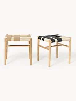 Pufs Y Otomanos|Pufs Y Otomanos></noscript>Westwing Collection Taburete de madera de fresno Mani Madera de fresno, tonos beige