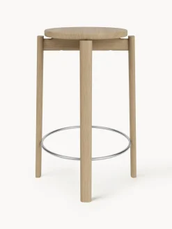 Best Taburete de madera de roble Passage Taburetes Altos|Sillas