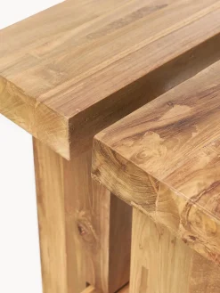 Pufs Y Otomanos|Pufs Y Otomanos></noscript>Westwing Collection Taburete de madera de teca Hugo