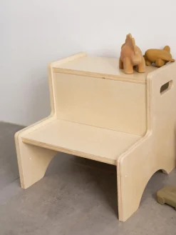 Taburete de madera Graffiti Niños Decoración Infantil|Mesas Y Sillas Infantiles