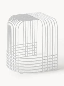 Outlet Taburete de metal artesanal Drop Pufs Y Otomanos|Mesas Auxiliares