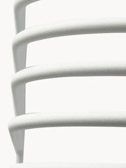 Pufs Y Otomanos|Mesas Auxiliares></noscript>POLSPOTTEN Taburete de metal artesanal Drop Blanco mate