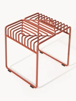 Pufs Y Otomanos|Pufs Y Otomanos></noscript>Westwing Collection Taburete de metal Banu Terracota