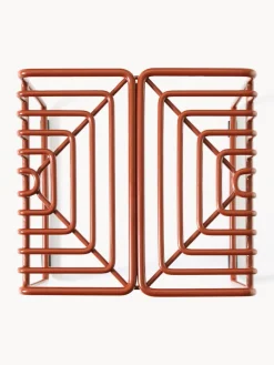 Pufs Y Otomanos|Pufs Y Otomanos></noscript>Westwing Collection Taburete de metal Banu Terracota