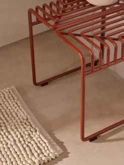 Pufs Y Otomanos|Pufs Y Otomanos></noscript>Westwing Collection Taburete de metal Banu Terracota