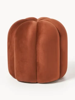 Pufs Y Otomanos|Pufs Y Otomanos>Westwing Collection Taburete de terciopelo Cali Terciopelo terracota