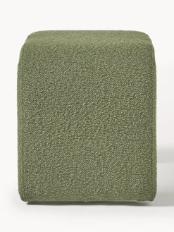 Outlet Taburete en tejido bouclé Penelope Pufs Y Otomanos|Pufs Y Otomanos