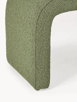 Outlet Taburete en tejido bouclé Penelope Pufs Y Otomanos|Pufs Y Otomanos