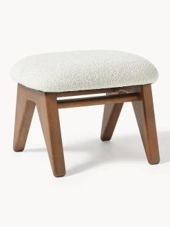 Sillones Pequeños|Sillones>Westwing Collection Taburete en tejido bouclé Shenay