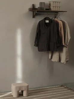 Decoración Infantil|Mesas Y Sillas Infantiles>Ferm Living Kids Taburete infantil artesanal Podo Rosa oscuro