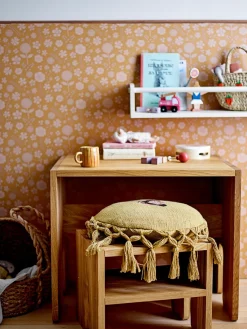 Decoración Infantil|Mesas Y Sillas Infantiles>Bloomingville Mini Taburete infantil de madera de roble Bas