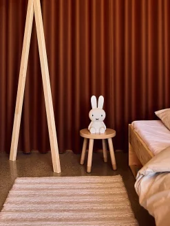 Mesas Y Sillas Infantiles|Decoración Infantil>Flexa Taburete infantil de madera Dots Turrón, madera