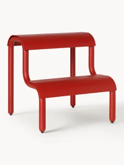 Decoración Infantil|Mesas Y Sillas Infantiles>Ferm Living Kids Taburete infantil de metal Up Step Rojo
