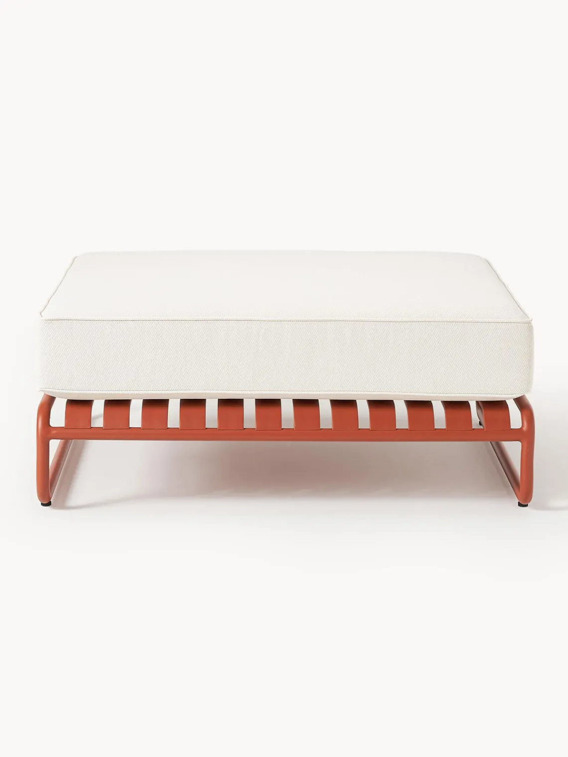 Sofás De Exterior|Sofás De Exterior>Westwing Collection Taburete para exterior Caio Blanco Off White, terracota