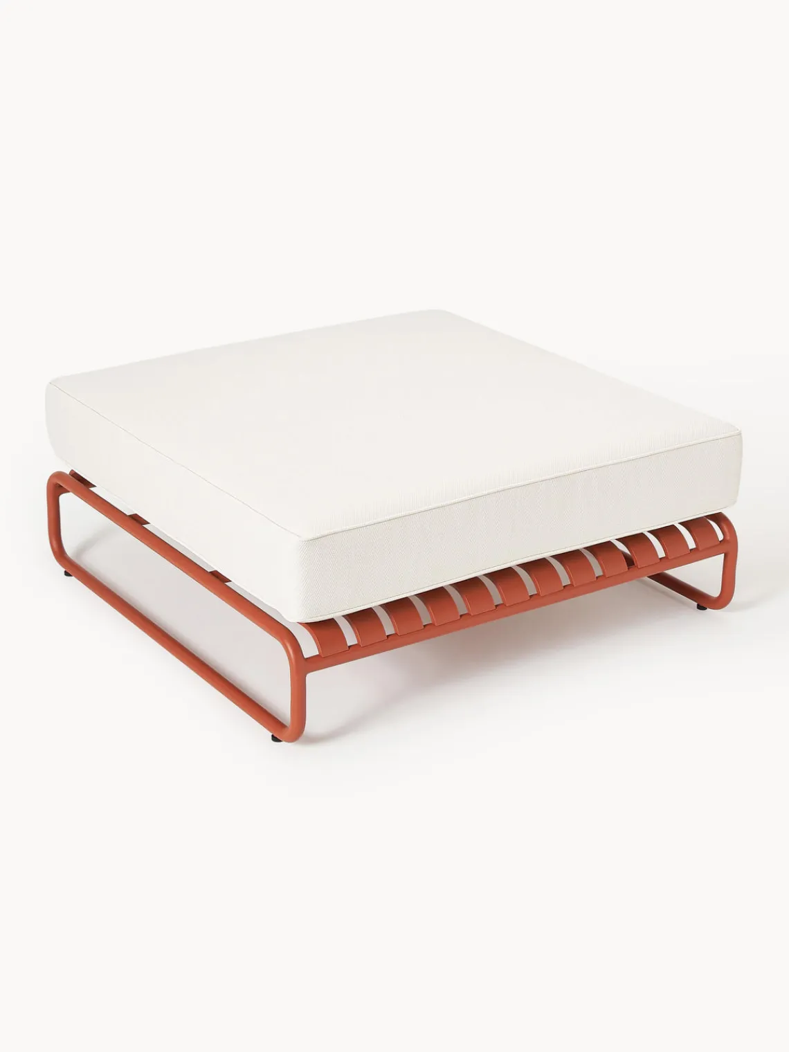 Sofás De Exterior|Sofás De Exterior>Westwing Collection Taburete para exterior Caio Blanco Off White, terracota