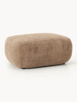 Reposapiés|Sofás>Westwing Collection Taburete Sofia Terciopelo marrón