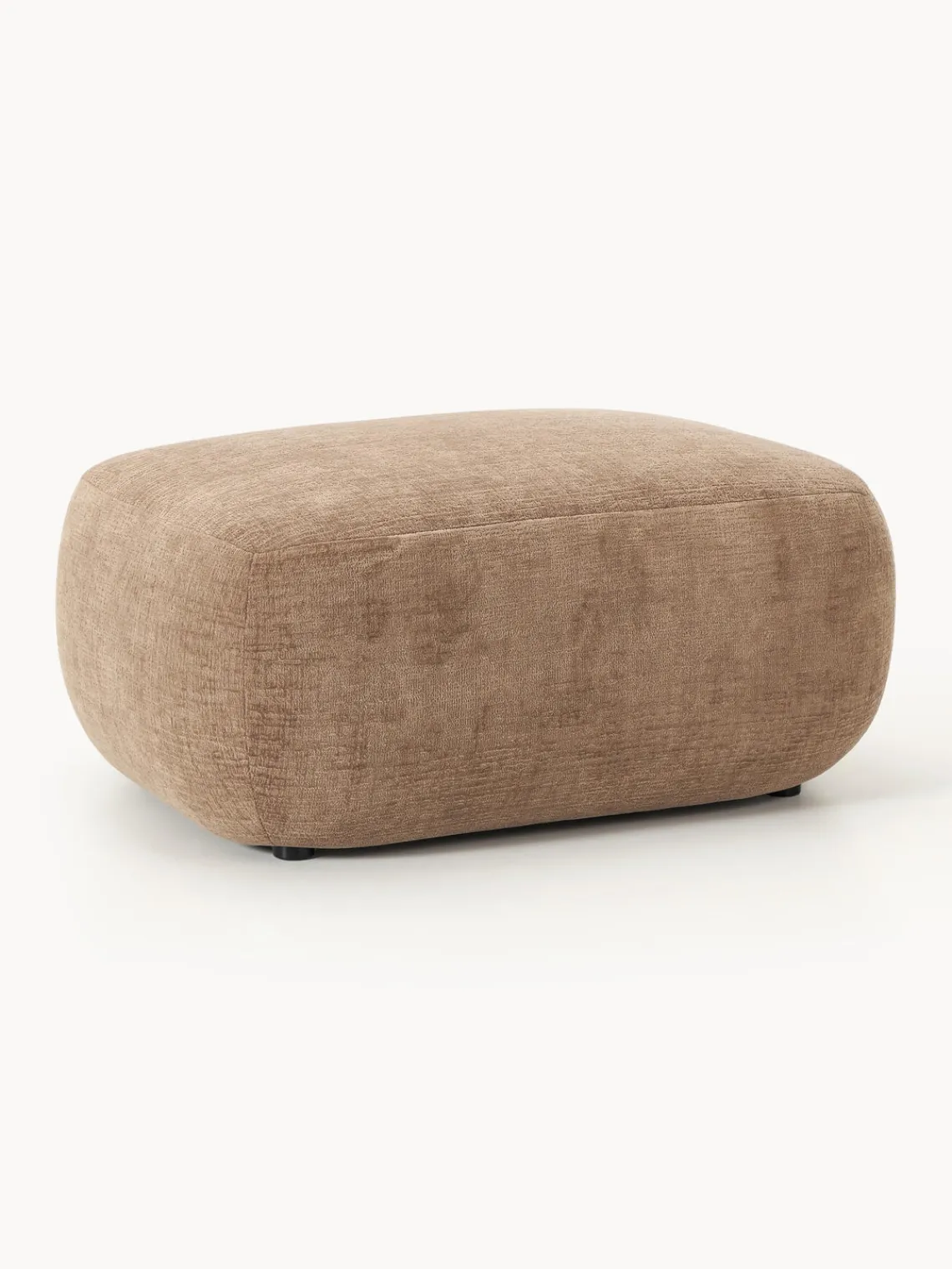 Reposapiés|Sofás>Westwing Collection Taburete Sofia Terciopelo marrón