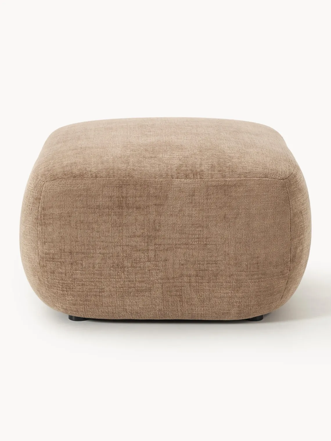 Reposapiés|Sofás>Westwing Collection Taburete Sofia Terciopelo marrón