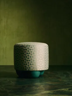 Best Taburete tapizado de diseño DEDAR Milano x Westwing Lino Pufs Y Otomanos|Pufs Y Otomanos