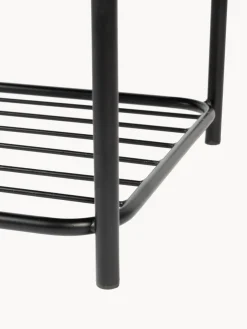 Best Taburete tapizado en tejido bouclé con estante Milou Pufs Y Otomanos|Pufs Y Otomanos