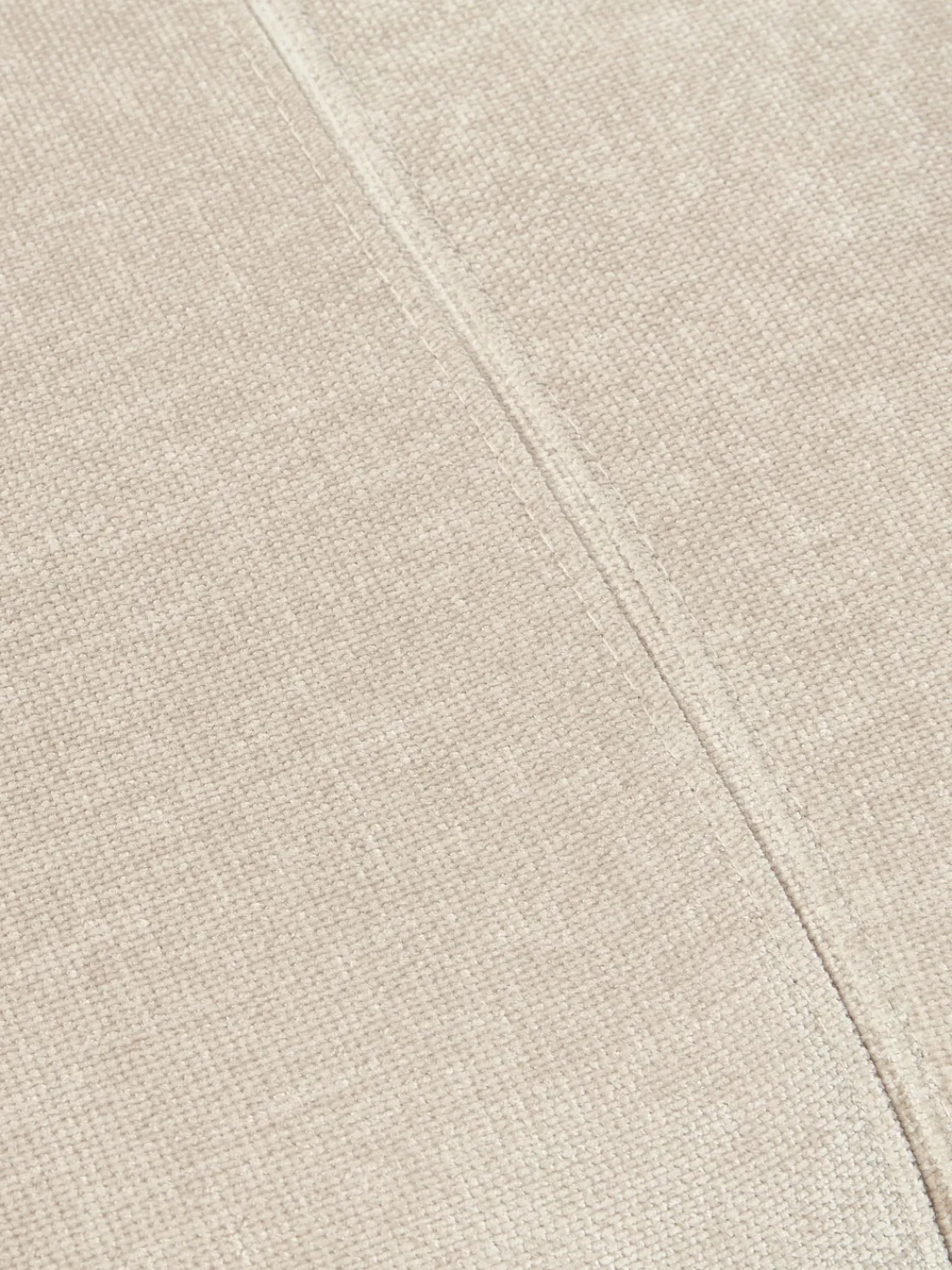 Pufs Y Otomanos|Pufs Y Otomanos>Westwing Collection Taburete tapizado Marcel Chenilla beige claro, plateado