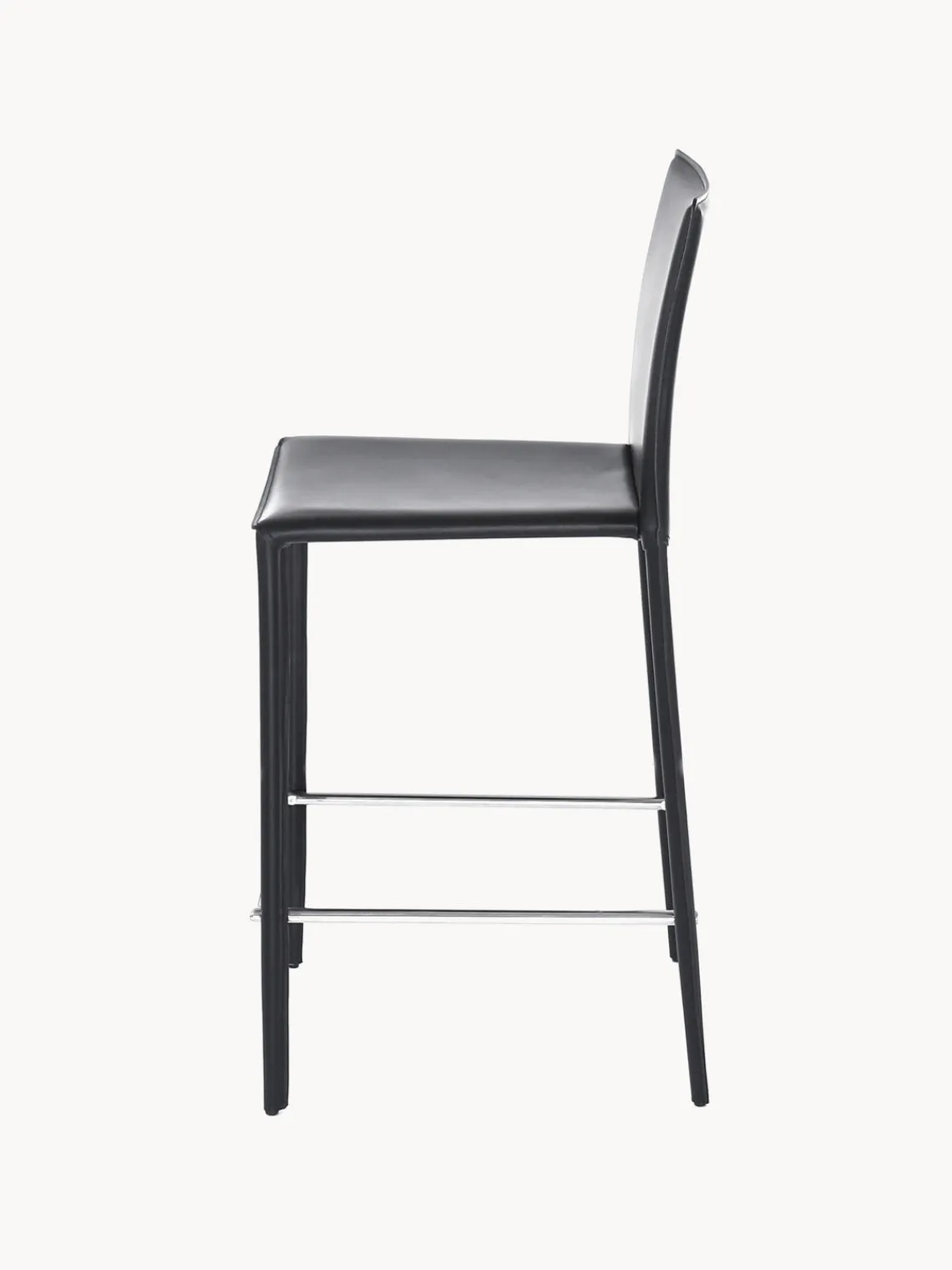 Discount Taburetes altos de cuero Boréalys, 2 uds. Taburetes Altos|Sillas