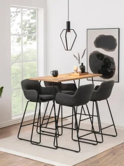 Taburetes altos Lisa, 2 uds. Taburetes Altos|Sillas