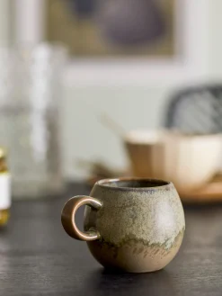 Tazas Y Mugs|Vajillas Completas>Bloomingville Taza artesanal con esmalte Paula Tonos greiges