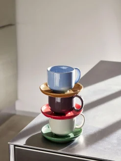 Tazas Y Mugs|Vajillas Completas>Hübsch Taza artesanal con platitos Amare