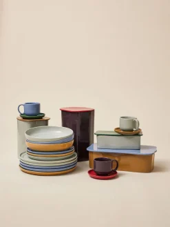 Tazas Y Mugs|Vajillas Completas></noscript>Hübsch Taza artesanal con platitos Amare